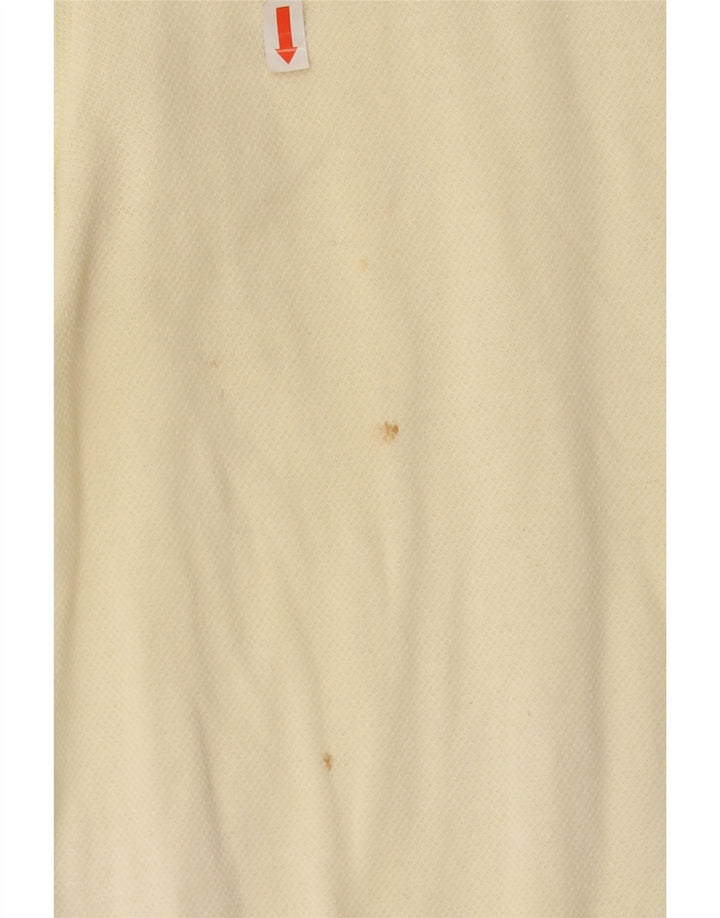 POP 84 Mens Polo Shirt Large Off White Cotton Vintage POP 84 and Second-Hand POP 84 from Messina Hembry 