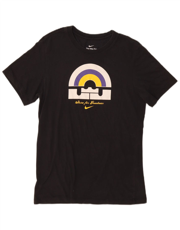 Nike grafisk T-shirt top til mænd, lille sort