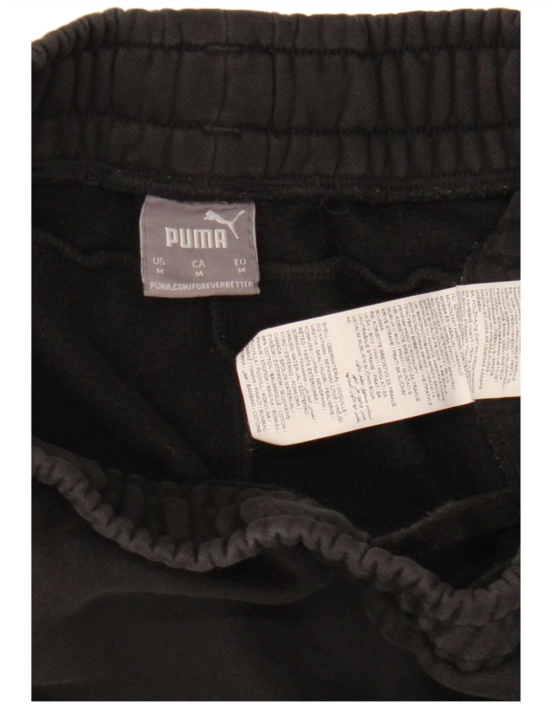 PUMA Træningsdragt til mænd Joggers Medium Sort Bomuld