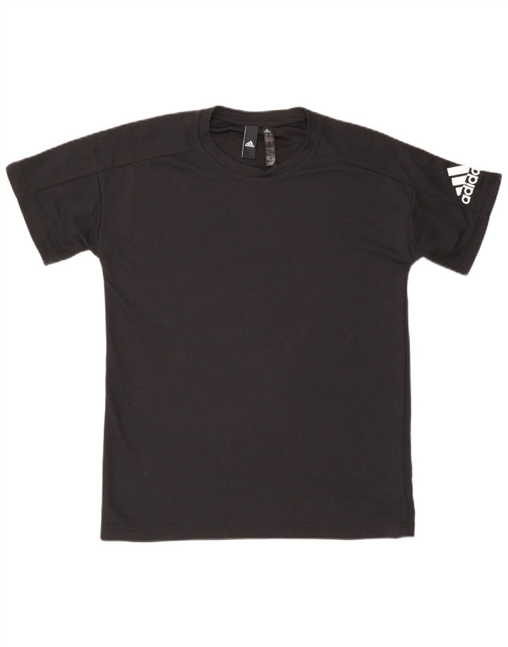 ADIDAS Herre T-Shirt Top Lille Sort Polyester