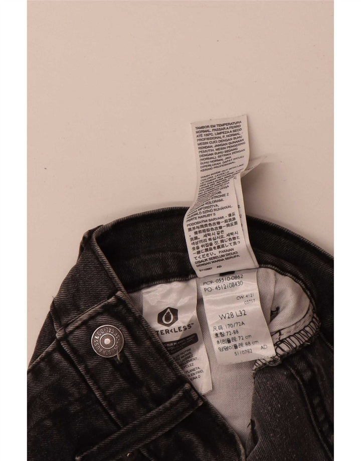 Levi's Slim Jeans til mænd W32 L28 sort bomuld