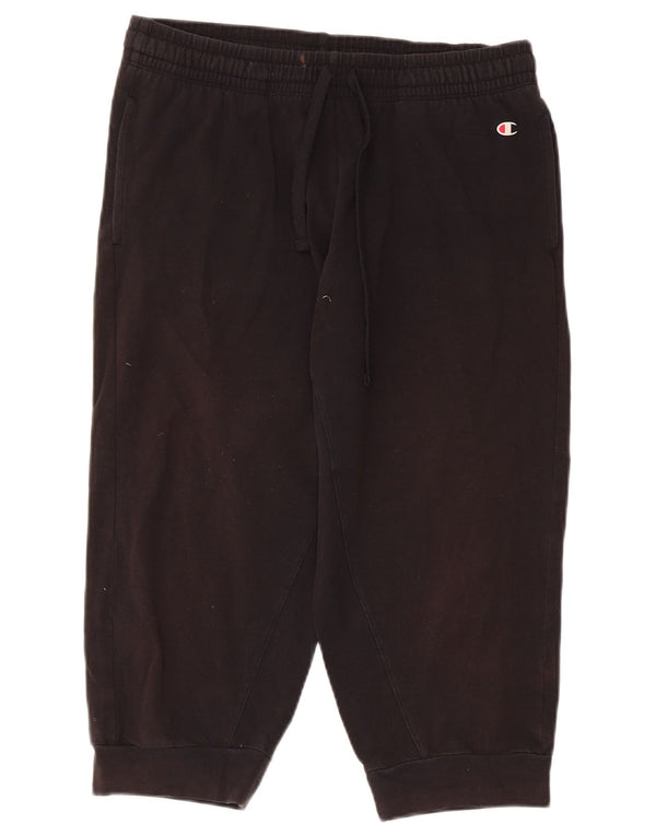 Champion Dame Capri Træningsdragt Bukser Joggers UK 14 Large Black
