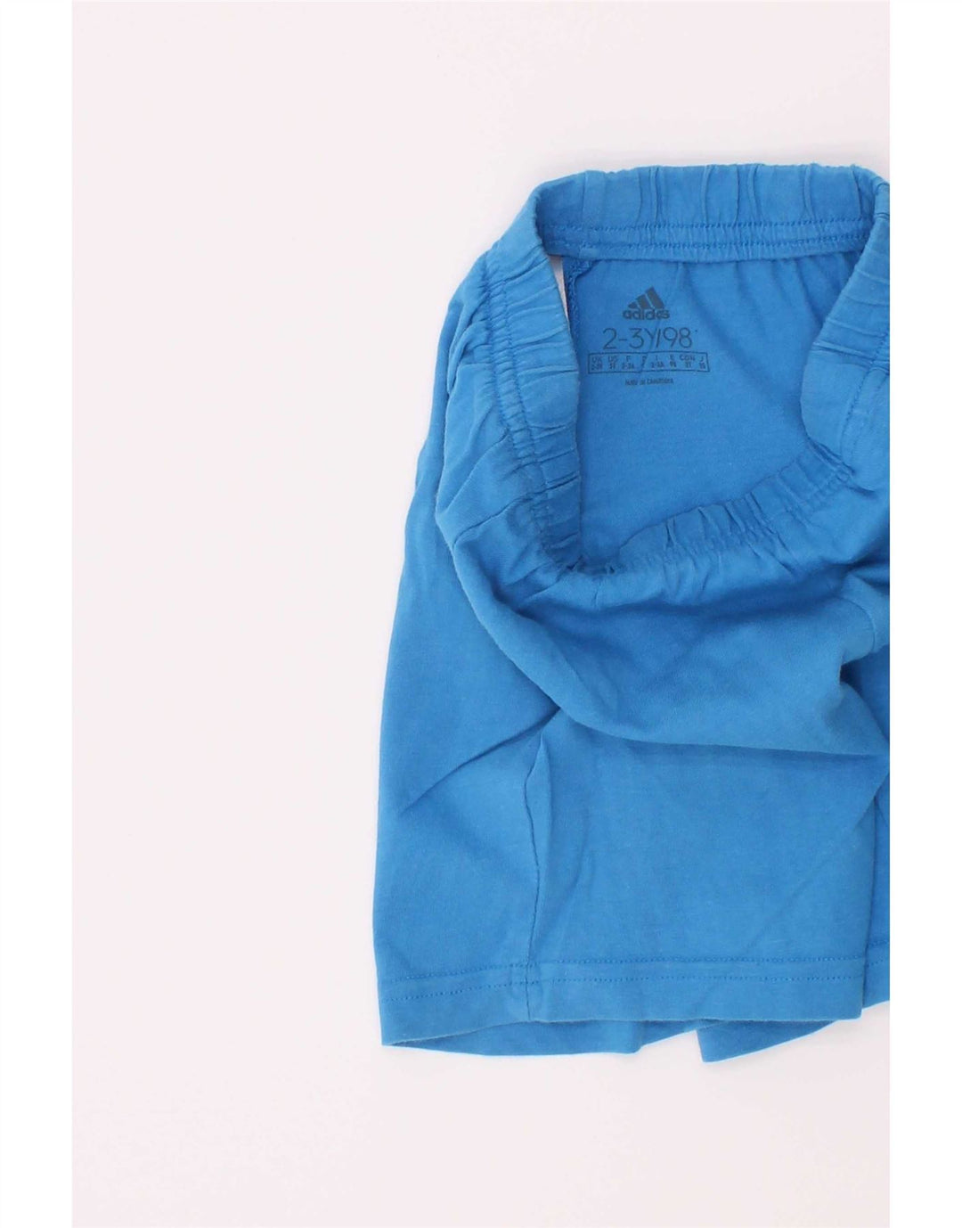 Adidas drenge sportsshorts 2-3 år blå bomuld