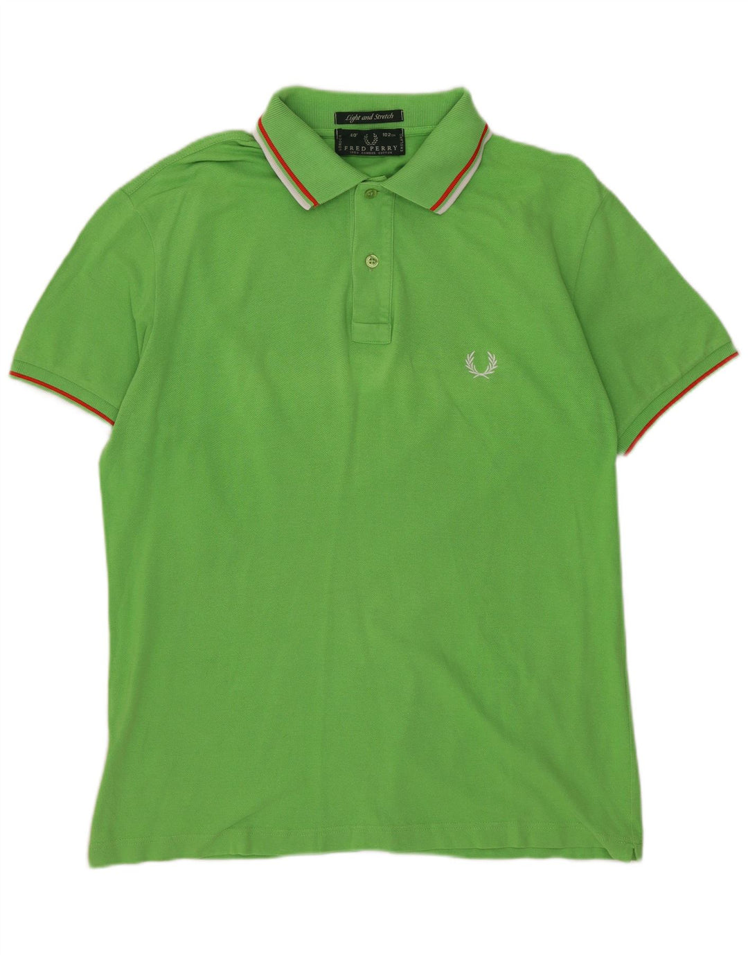 Fred Perry herre poloshirt mellemgrøn bomuld