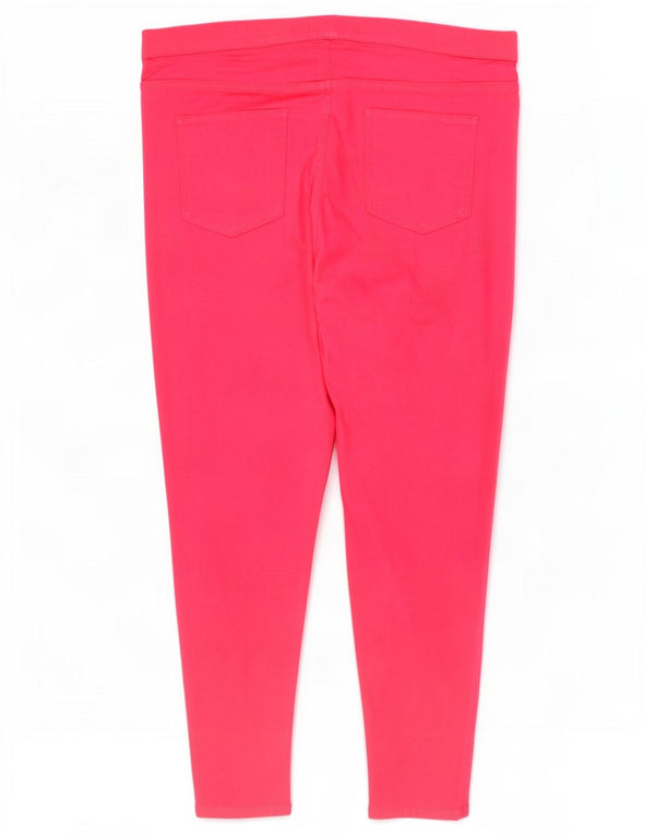 Marks & Spencer Dame Jegging Jeans UK 20 2XL W40 L28 Pink Bomuld