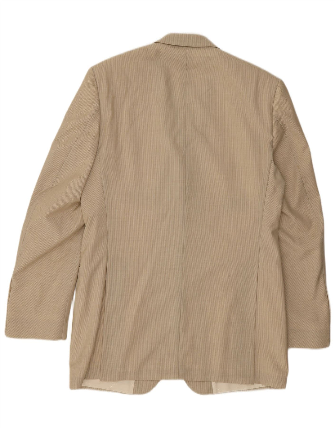 Joop Herre 2-knaps blazerjakke IT 48 Medium Beige Pinstripe Virgin Wool