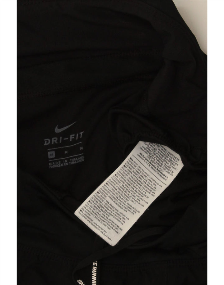 NIKE Dri Fit sportsshorts til kvinder UK 14 Medium Black Polyester