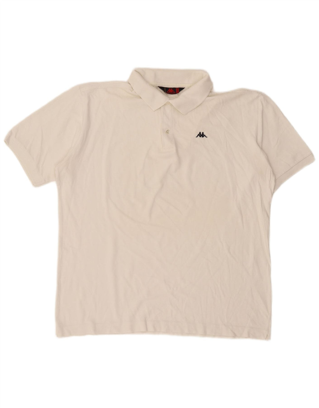 Kappa herre poloshirt XL Hvid