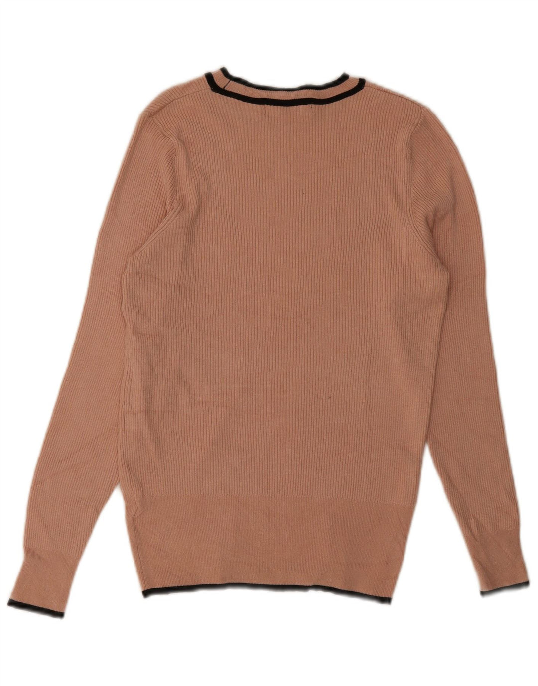 Marks & Spencer Damebluse Top UK 14 Stor Pink Stribet Viscose