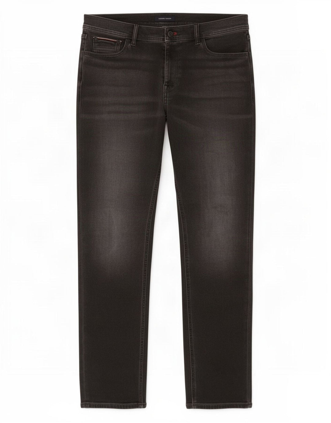 Tommy Hilfiger Herre Slim Jeans W34 L34 Grå Bomuld