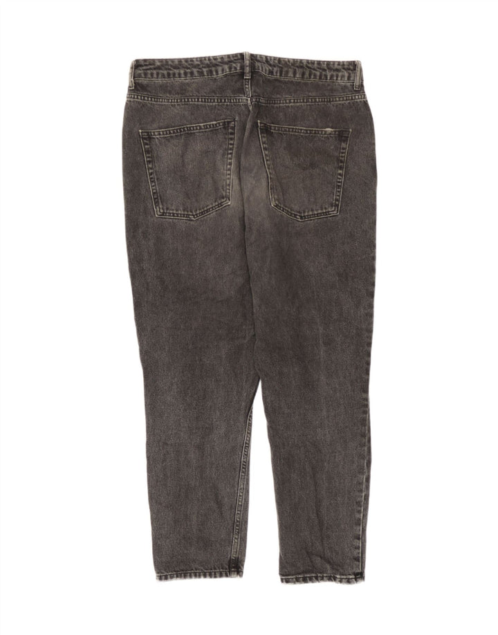 Topshop Dame Mom Tapered Jeans W34 L26 Grå