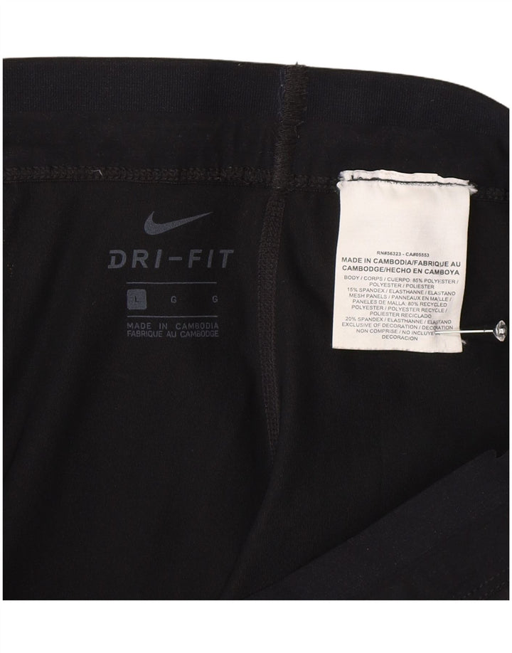 Nike Herre Leggings Large Sort Polyester