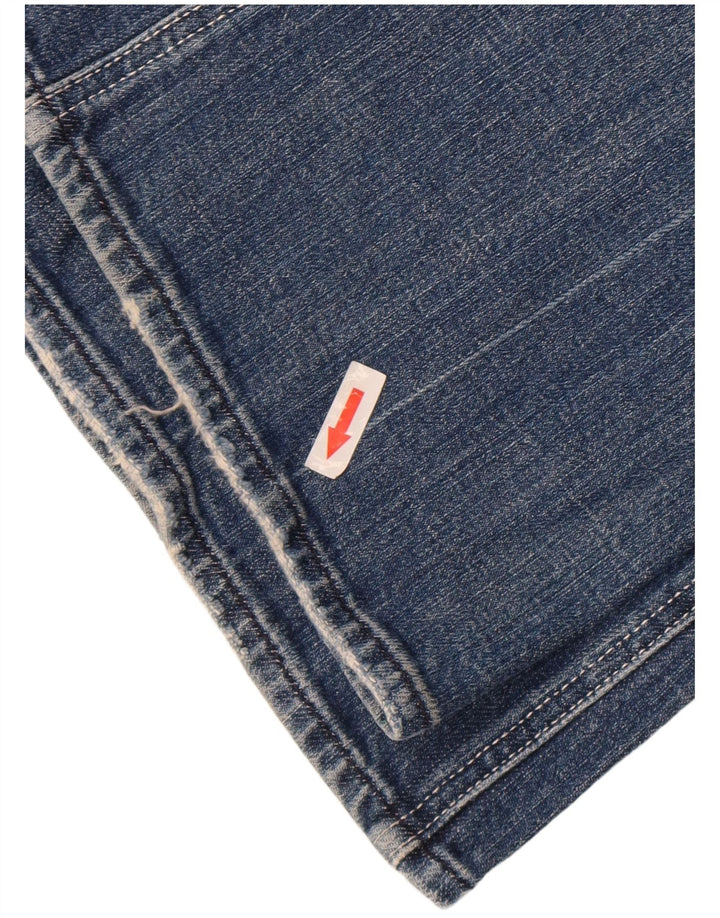 7 For All Mankind Dame Bootcut Jeans W25 L32 Blå Bomuld
