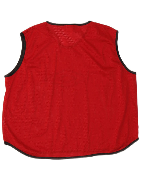 Umbro Herre Grafisk Vest Top XL Rød Polyester Sports