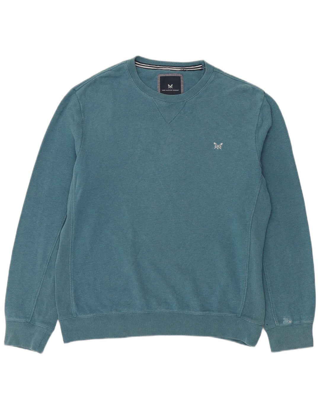 Crew Clothing Herre Sweatshirt Jumper XL Blå Bomuld