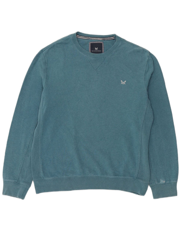 Crew Clothing Herre Sweatshirt Jumper XL Blå Bomuld