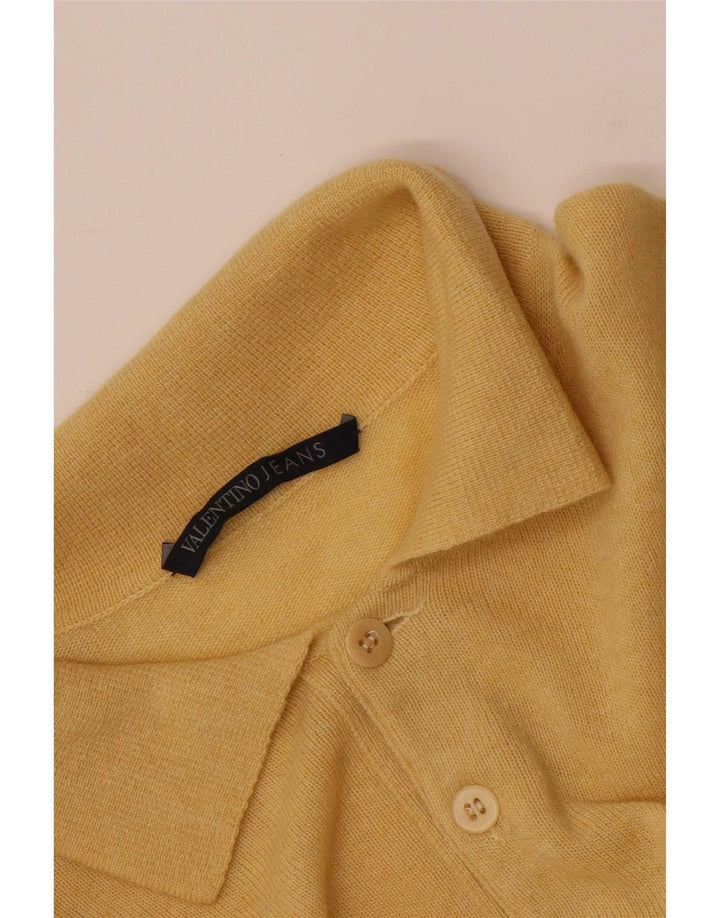 Valentino Herre Polo Neck sweater Medium Gul