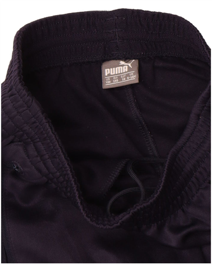 PUMA Træningsdragtsbukser til drenge 9-10 år Marineblå polyester