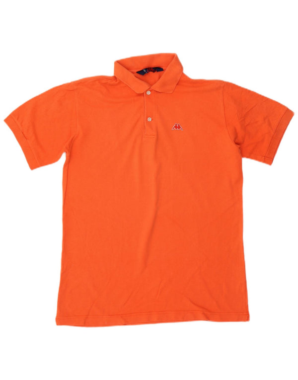 KAPPA Poloshirt til mænd Medium Orange Bomuld