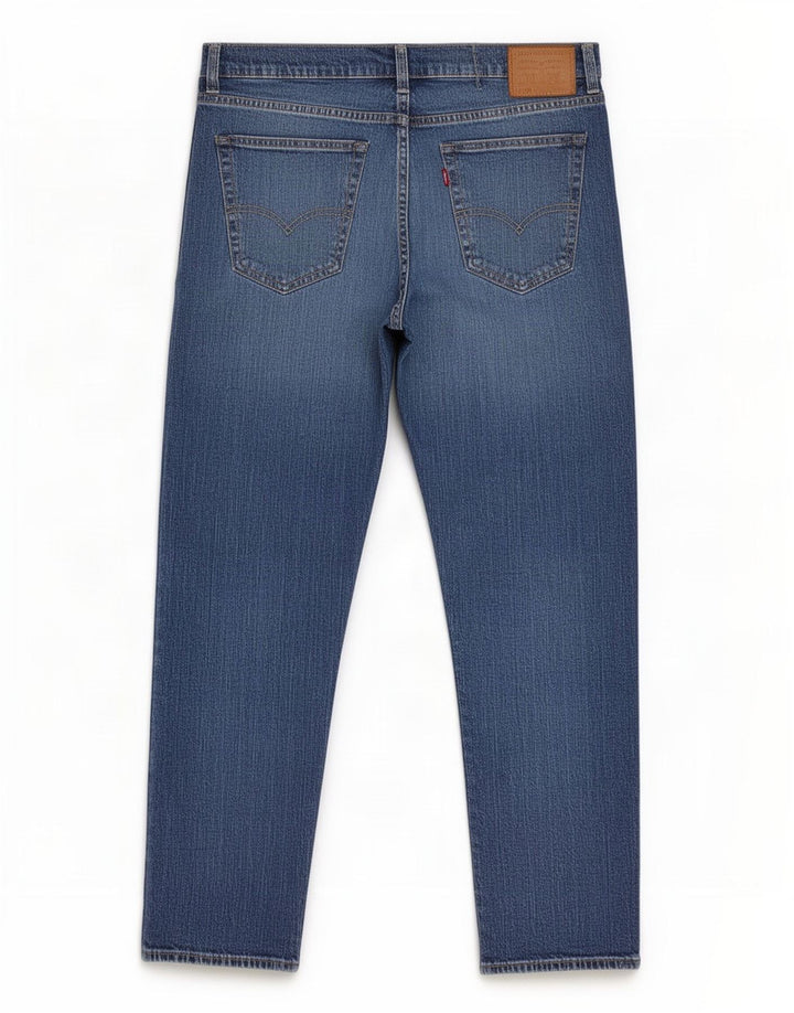 Levi's Herre 502 tilspidsede jeans W44 L27 blå bomuld