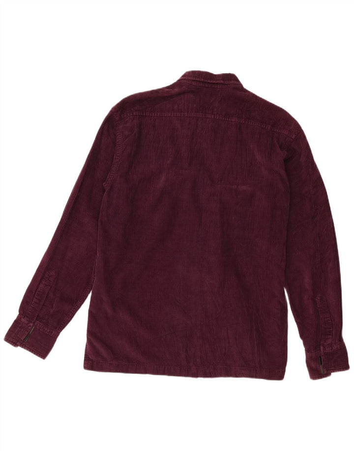 Replay Herre Corduroy-skjorte Medium Lilla Bomuld