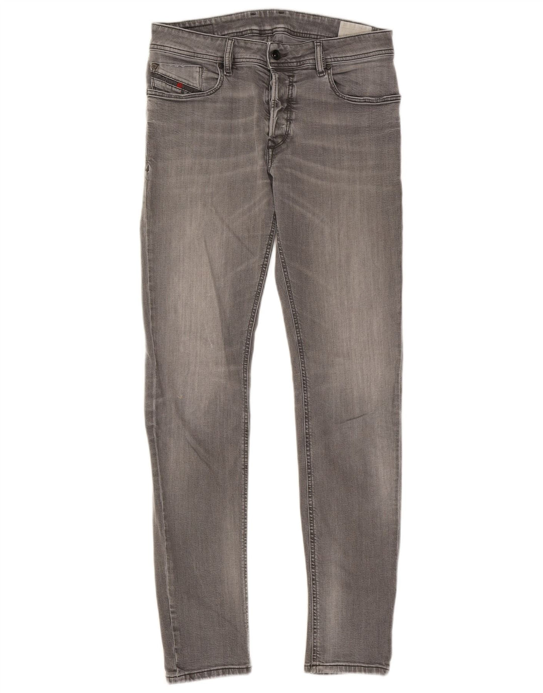 Diesel Herre Sleenker Slim Jeans W32 L32 Grå Bomuld