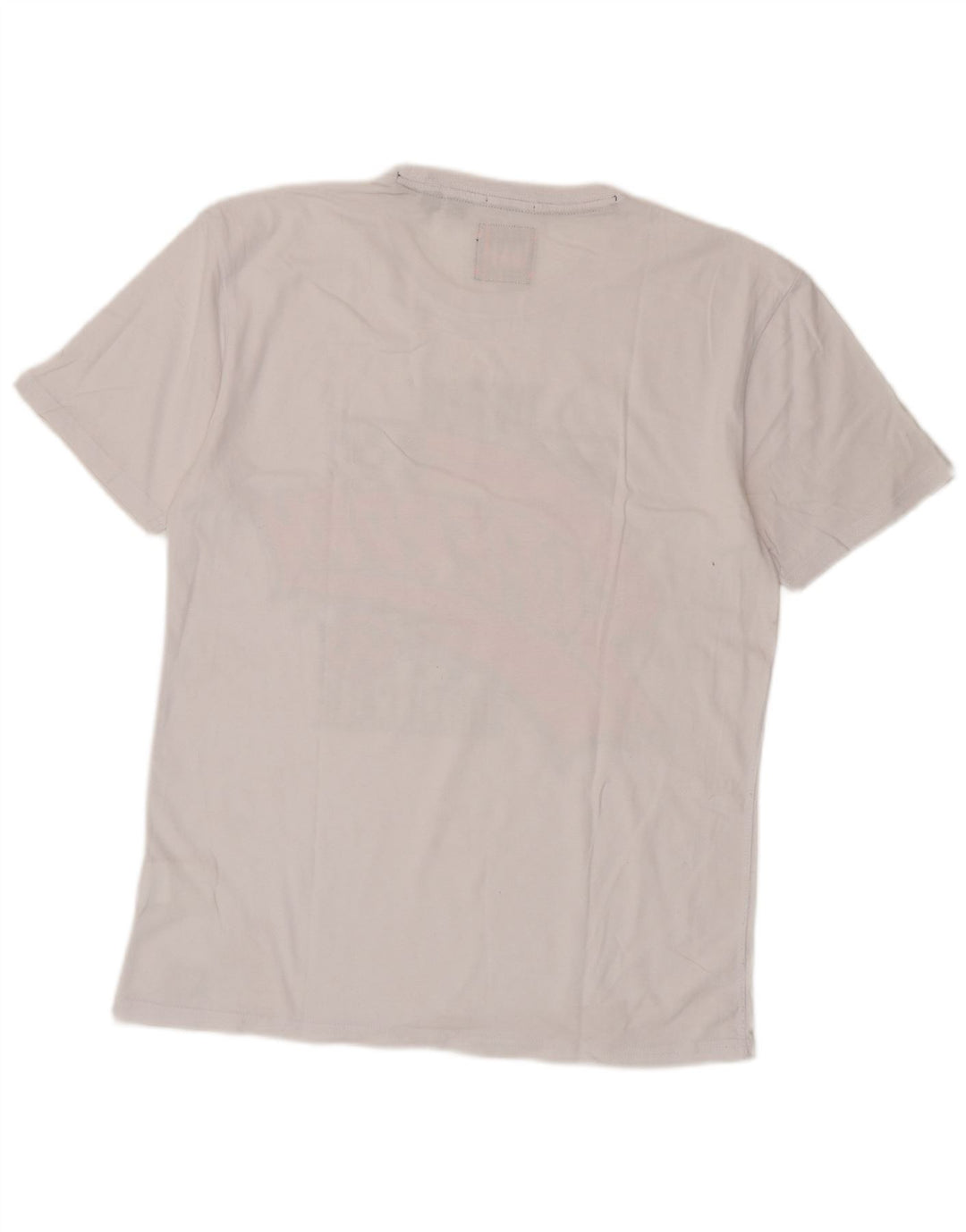 Superdry Grafisk T-shirt til mænd, medium hvid bomuld
