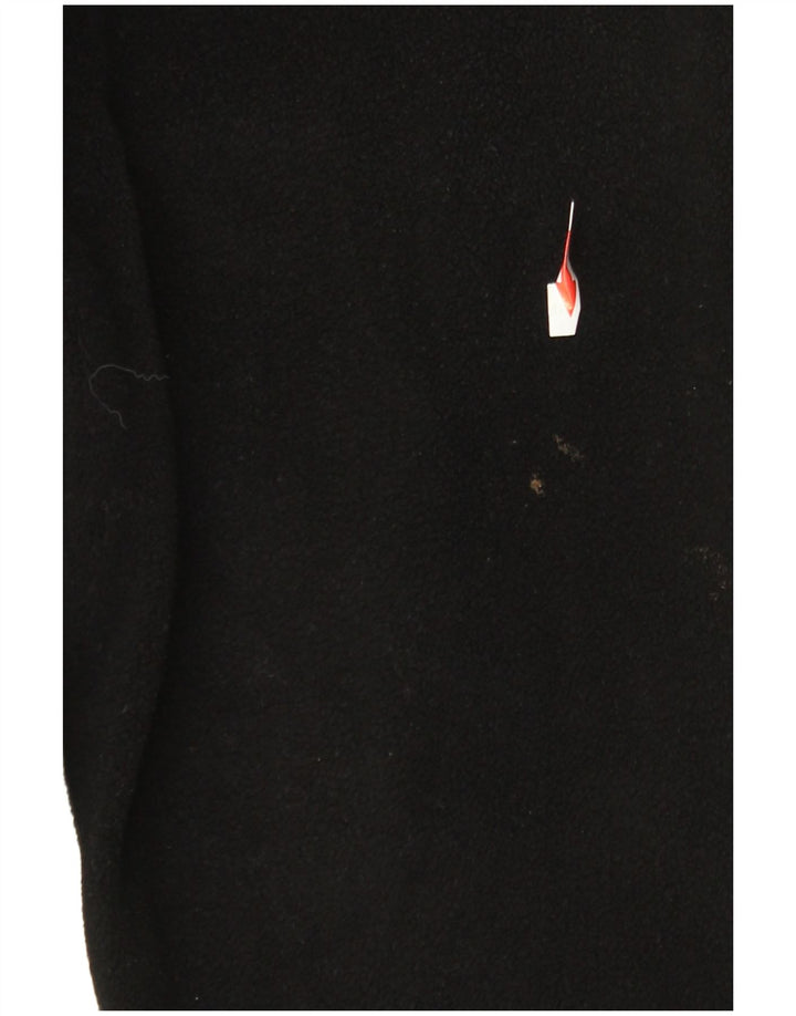 Bugatti herre lynlås hals fleece jumper stor sort polyester