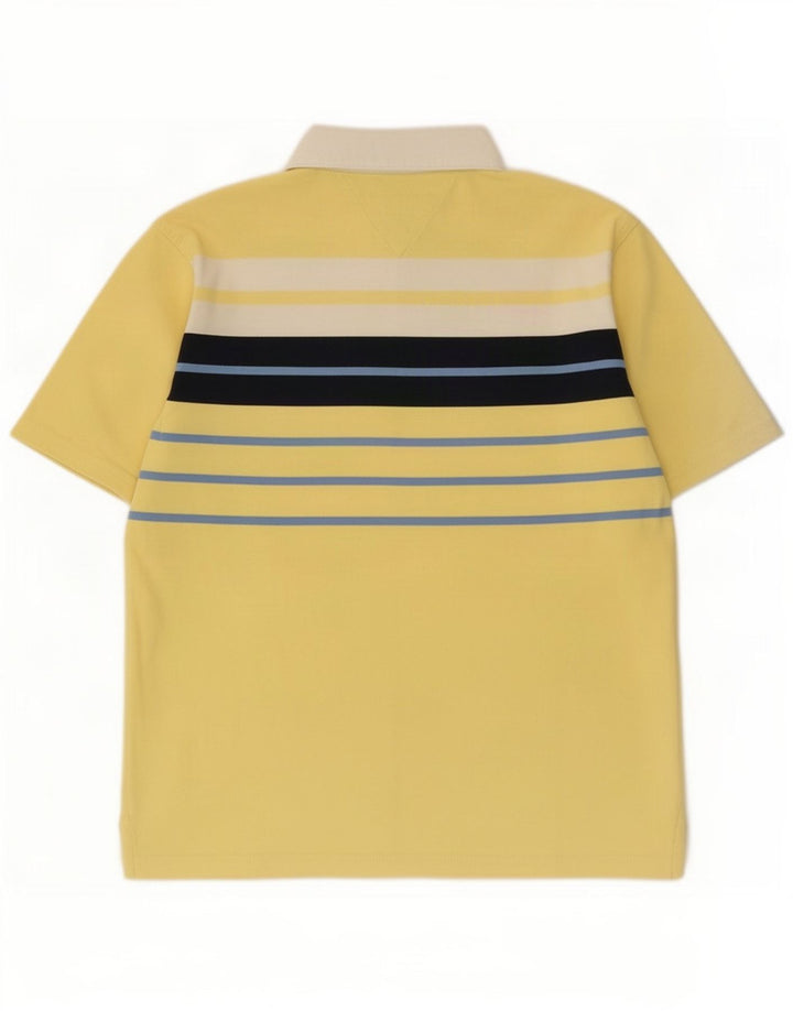 Tommy Hilfiger Rugby poloshirt til mænd Medium gul stribet