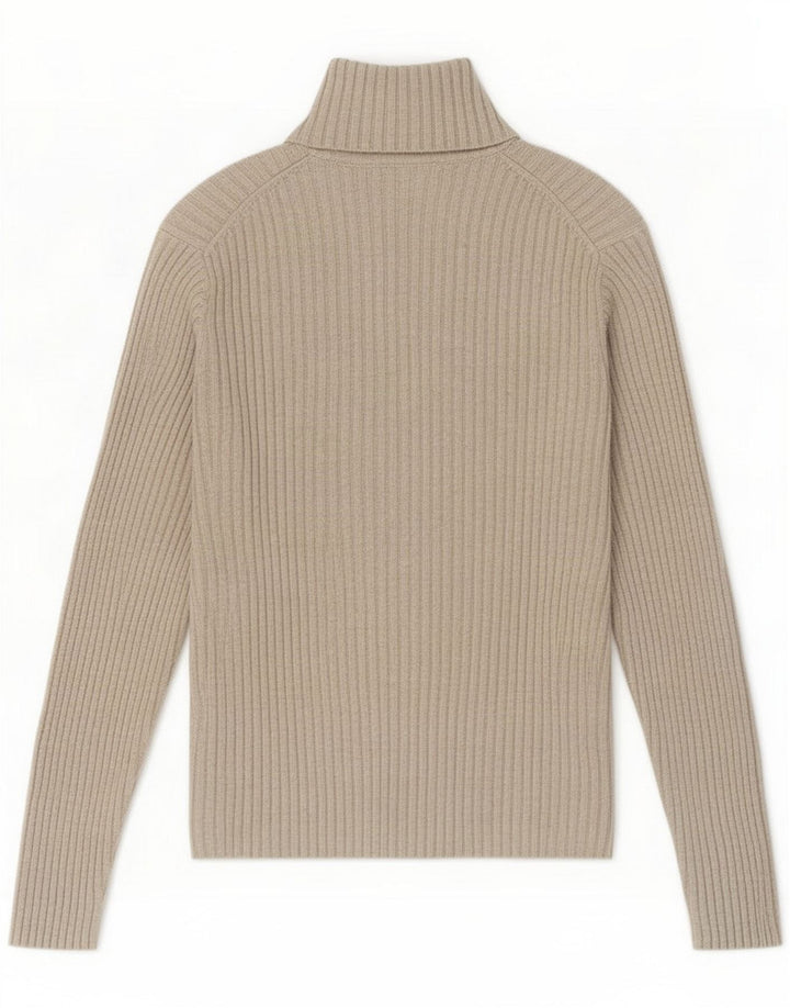 Gap Dame Rullehals sweater UK 10 Small Grey Cotton