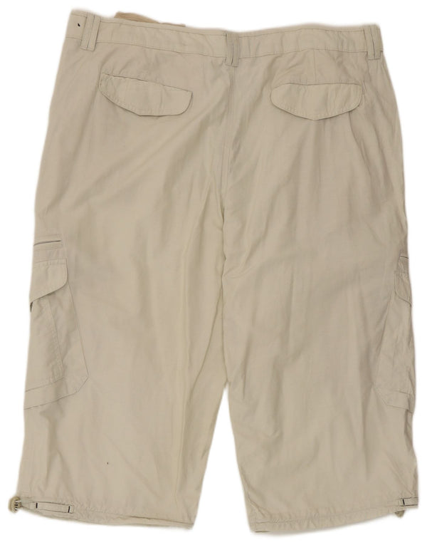 Marks & Spencer Herre Cargo Shorts W40 XL Beige Bomuld