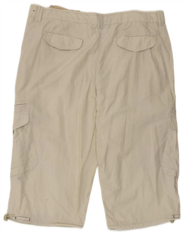 Marks & Spencer Herre Cargo Shorts W40 XL Beige Bomuld