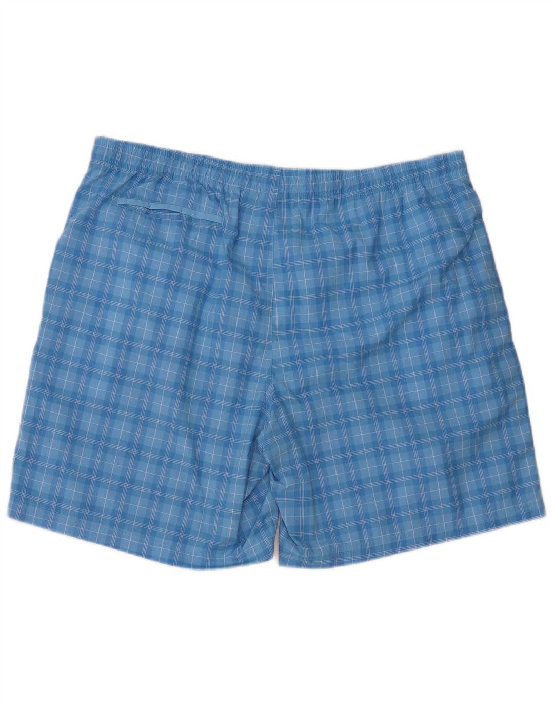 Adidas Badeshorts til mænd 2XL blå ternet polyester
