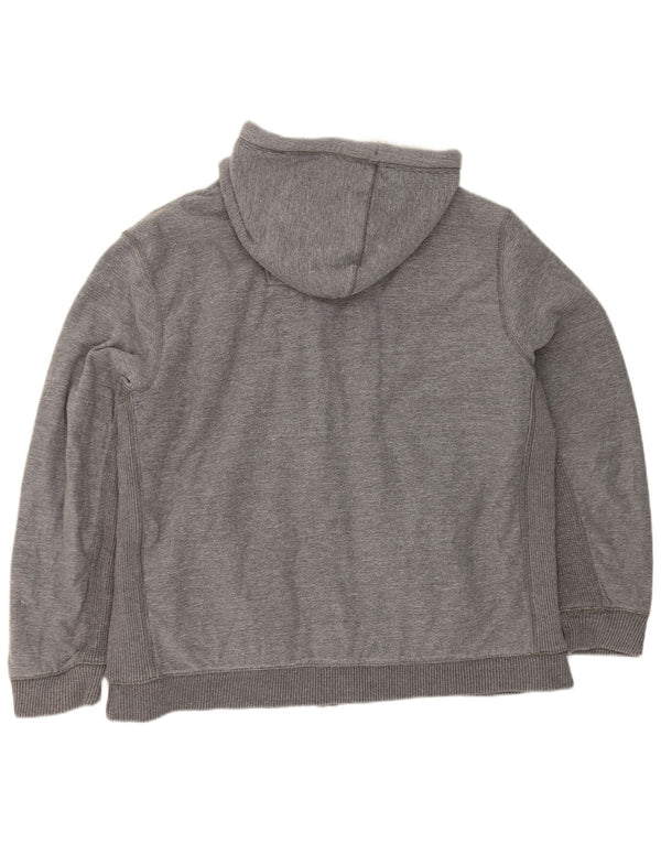 Fat Face Mens Zip Hoodie Sweater XL Grey Cotton