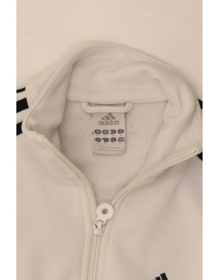Adidas træningsdragt topjakke til kvinder UK 10 Small White