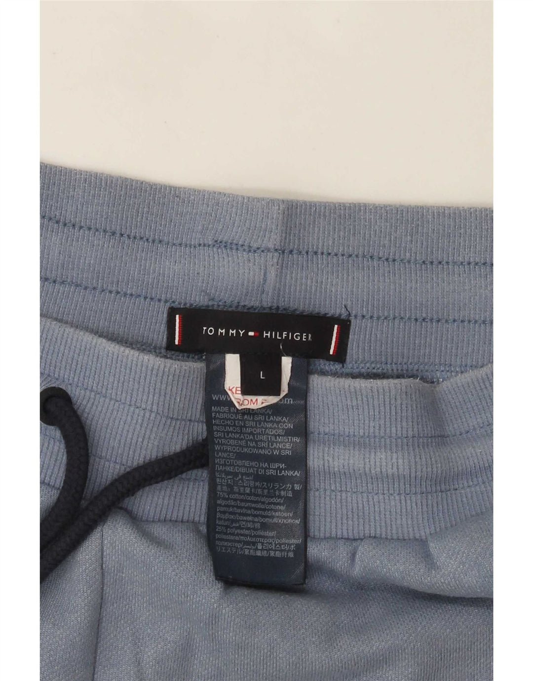 Tommy Hilfiger Herre grafiske sportsshorts Store blå bomuld