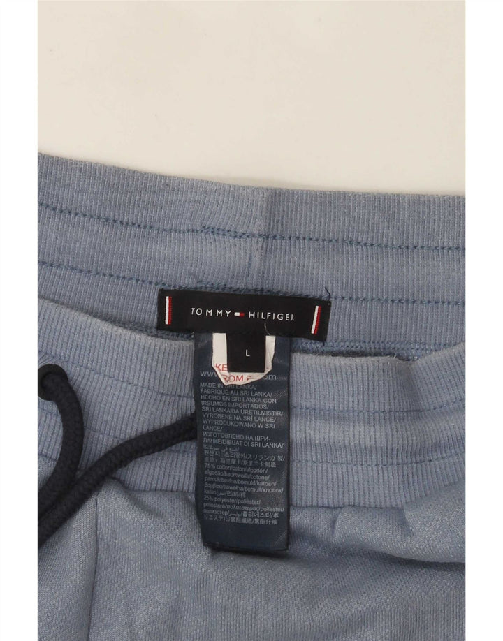 Tommy Hilfiger Herre grafiske sportsshorts Store blå bomuld