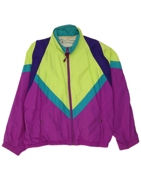 Vintage Regnjakke til mænd UK 46 3XL Flerfarvet Colourblock