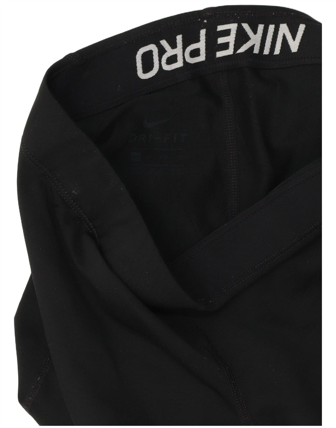 NIKE Dri Fit grafiske leggings til kvinder UK 4 XS Sort