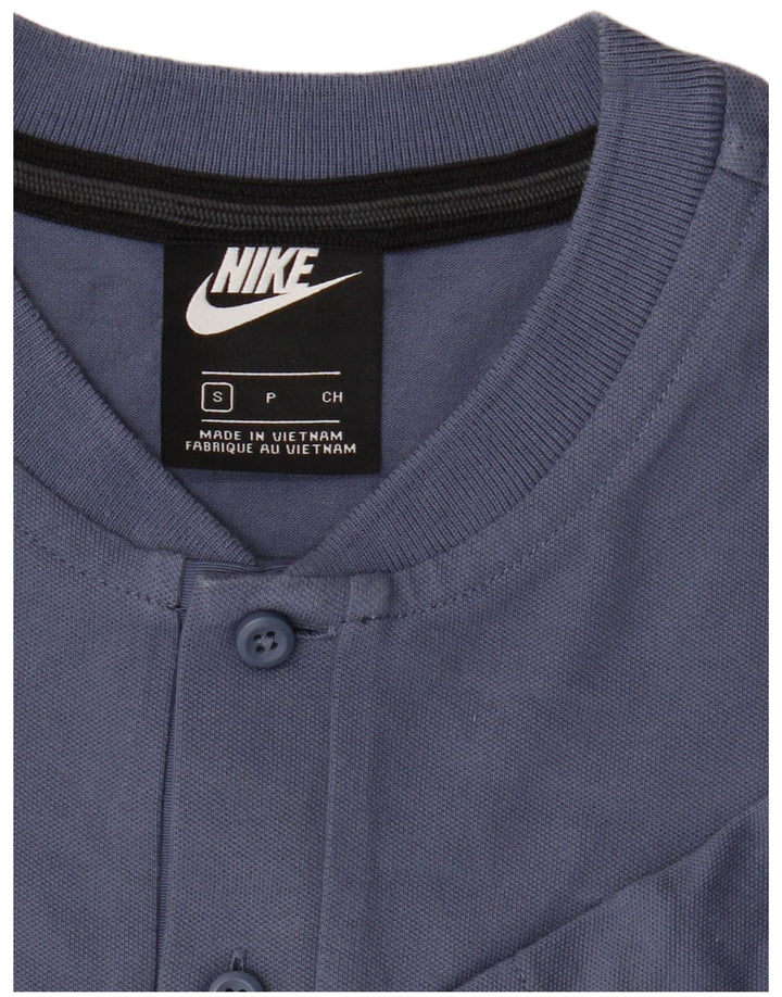 Nike Herre Inter Milan T-Shirt Top Lille Blå Bomuld