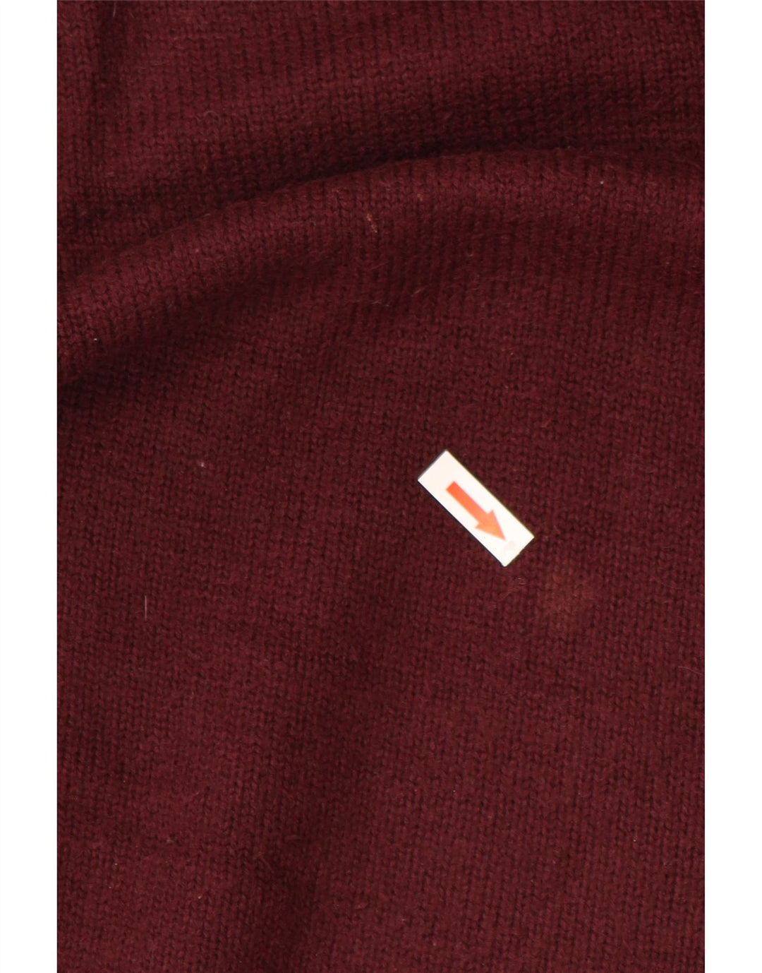 Zara Herre V-hals sweater Medium Burgundy