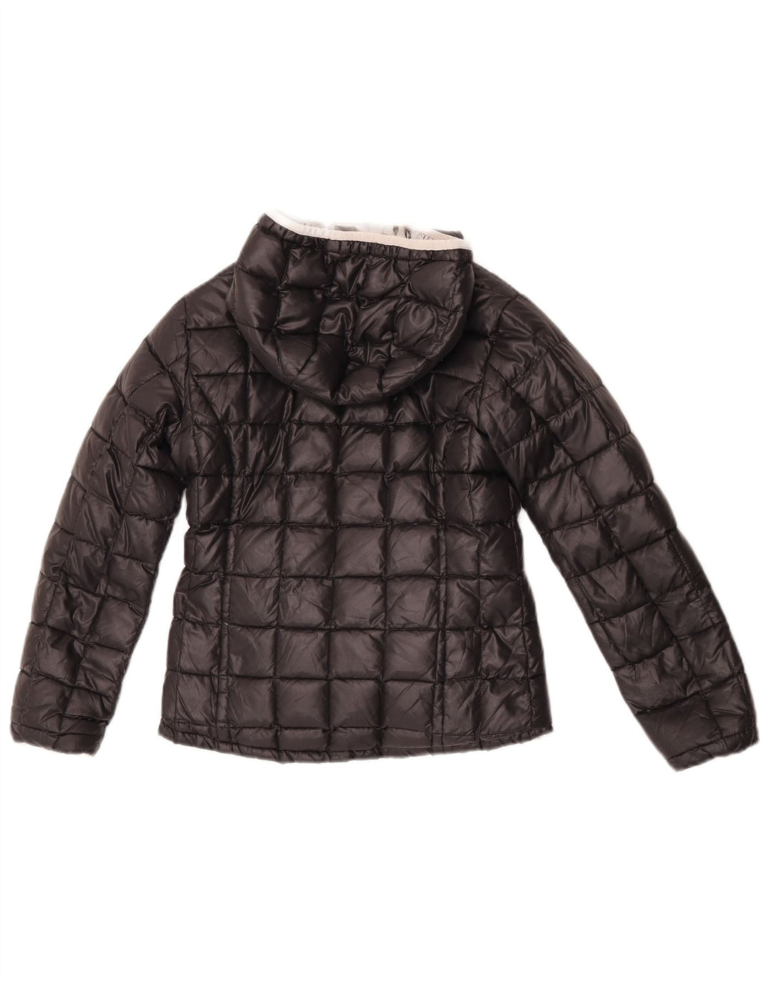 K-Way Girls Vendbar Polstret Jakke 9-10 År Sølv Polyester