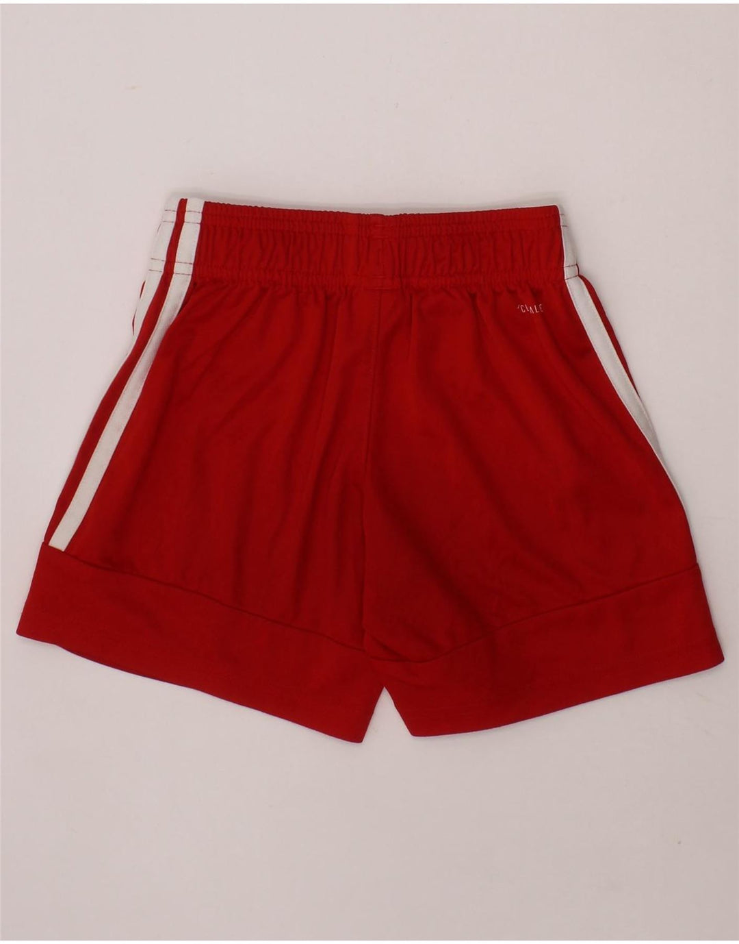 ADIDAS Boys Climalite Sport Shorts 5-6 Years  Red Polyester Vintage Adidas and Second-Hand Adidas from Messina Hembry 