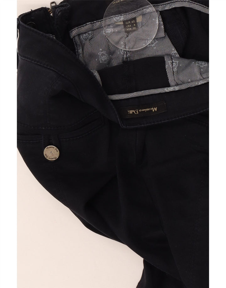 Massimo Dutti Dame Slim Trousers EU 40 Medium W30 L30 Navy Blue