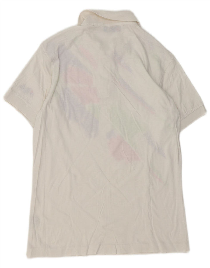 Fila Boys Polo Shirt 13-14 År Hvid Colourblock Polyester