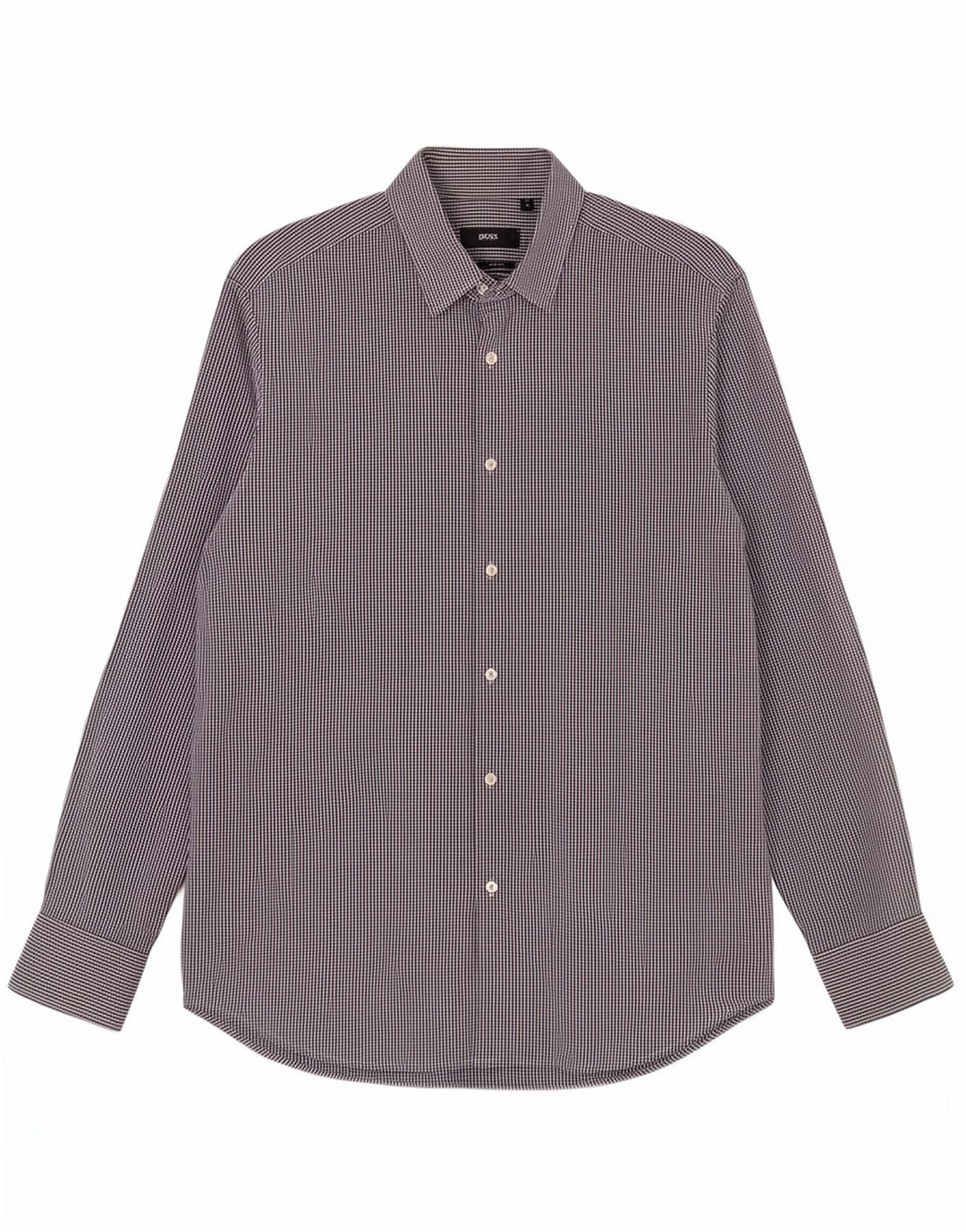 Hugo Boss Herre Regular Fit skjorte str. 41 16 Large Blue Gingham
