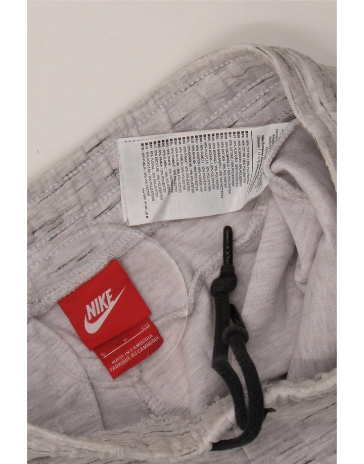 Nike sportsshorts til mænd, små grå flækkede bomuld