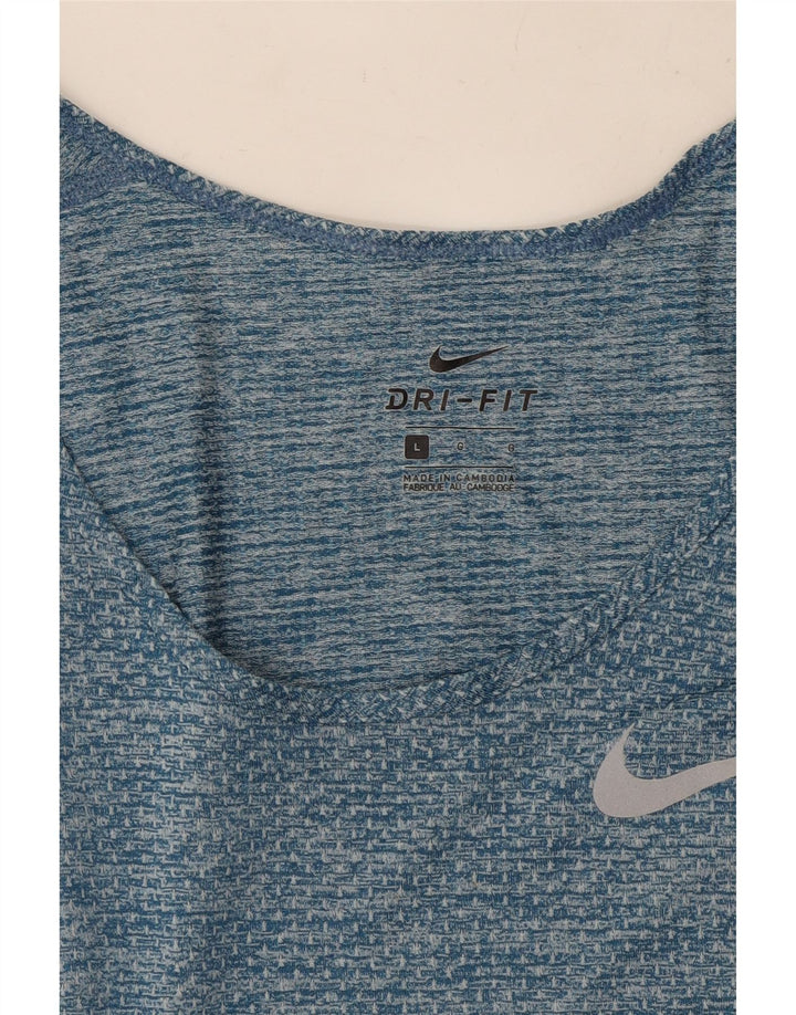Nike Herre Dri Fit Vest Top Stor Blå