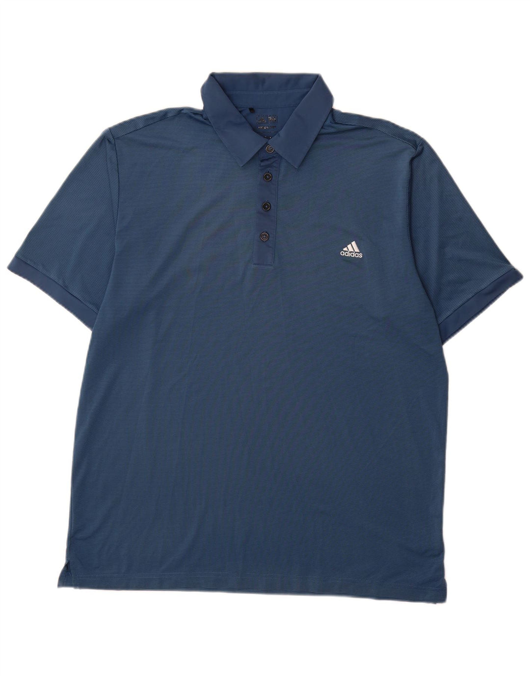 Adidas Herre Climalite Polo Shirt XL Blå Polyester