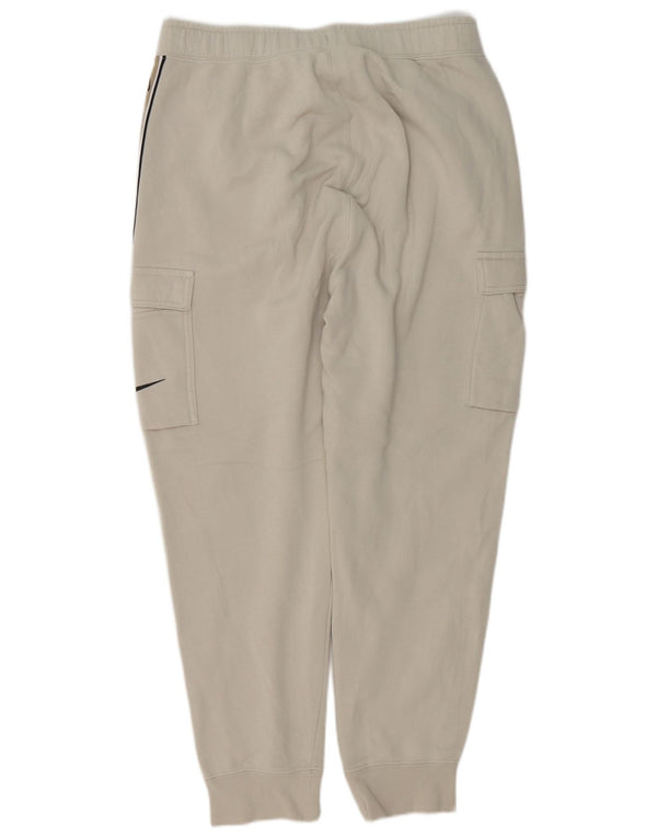 Nike Herre Graphic Cargo træningsdragt Bukser Joggers Large Grå Bomuld